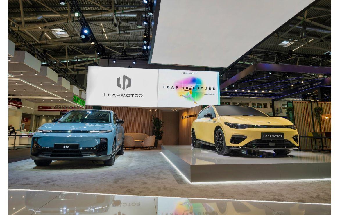 Leapmotor introduces a bold electric future at IAA Mobility 2025 in Munich: World Leapmotor B05 debu...