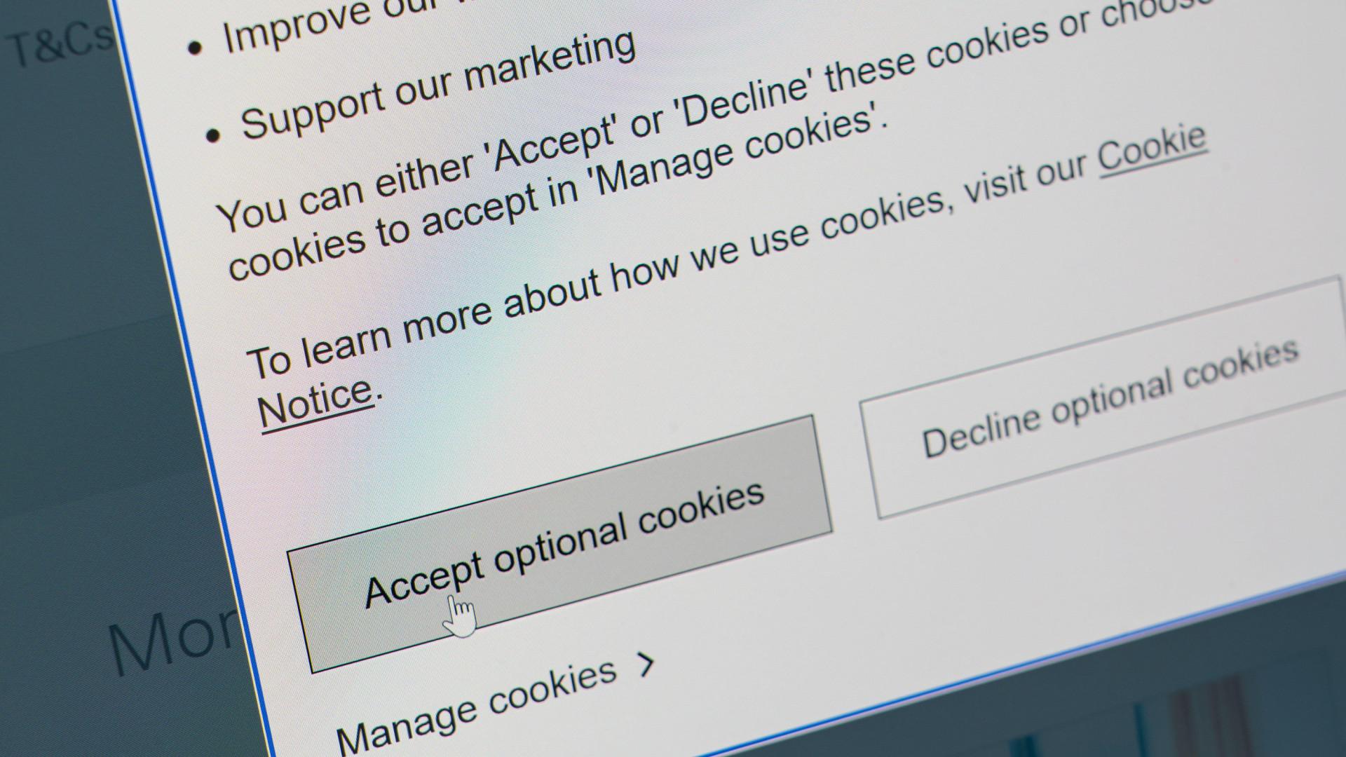 ¿Aceptas cookies?Con qué peligro está pasando y haciéndolo.