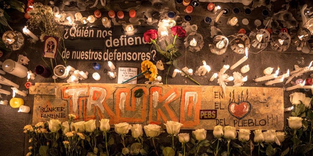 A rapper, killed for the first time during Peru's interim government, shot by a police officer durin...