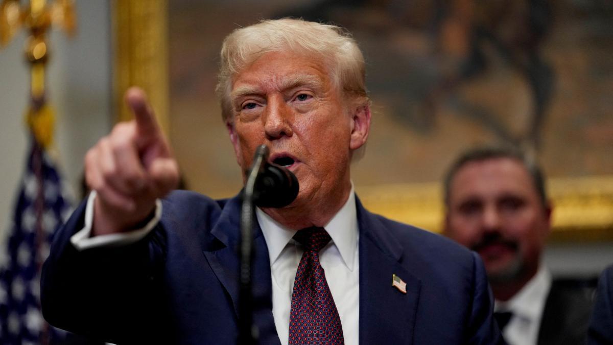 La estadística de Trump ha sido ordenada de acuerdo con informes de trabajo seri...